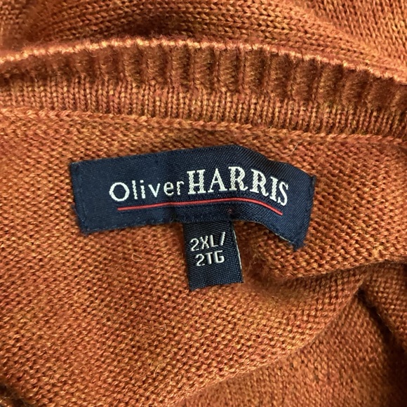 Oliver Harris Sweater Pullover Merino Wool Blend Vintage Grandpa - Picture 7 of 8